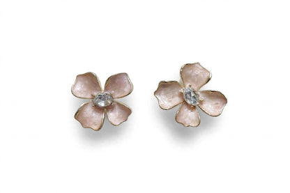 Meadow Blossom Enamel Stud Earrings