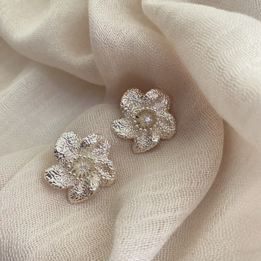 Eternal Bloom Textured Studs