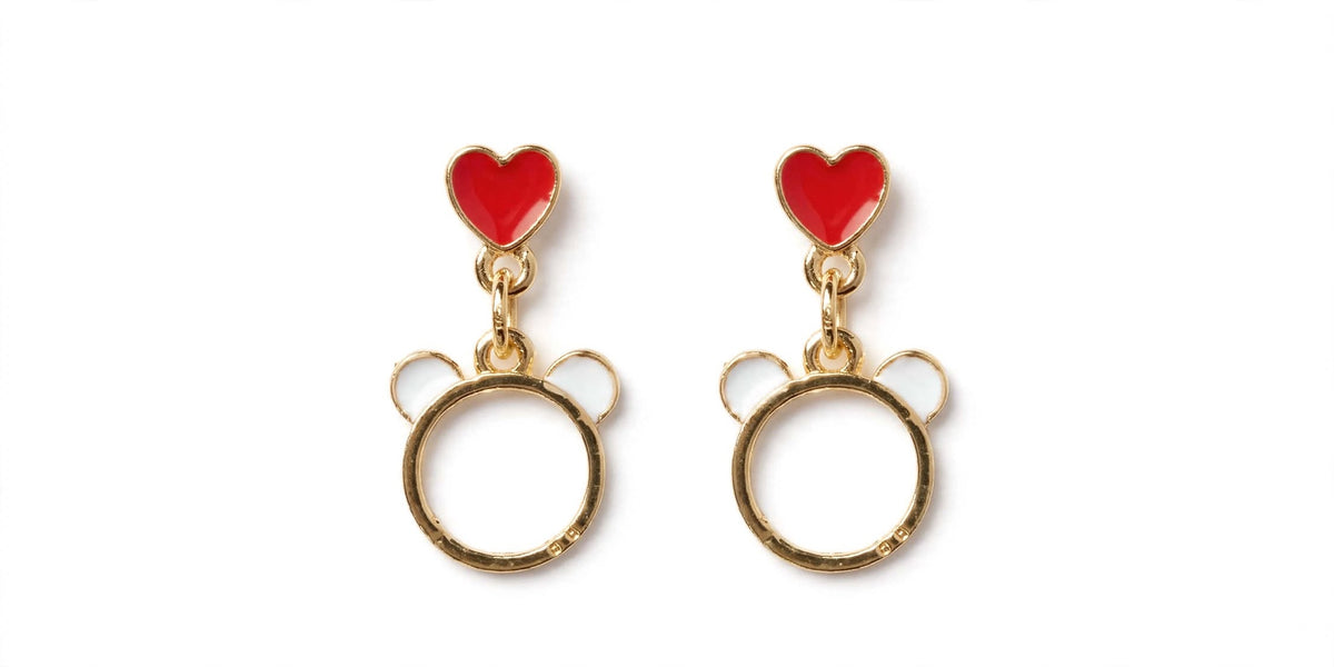 Lovey Bear Drop Earrings