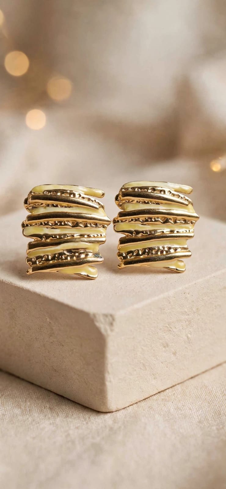 Riva Abstract Stud Earrings