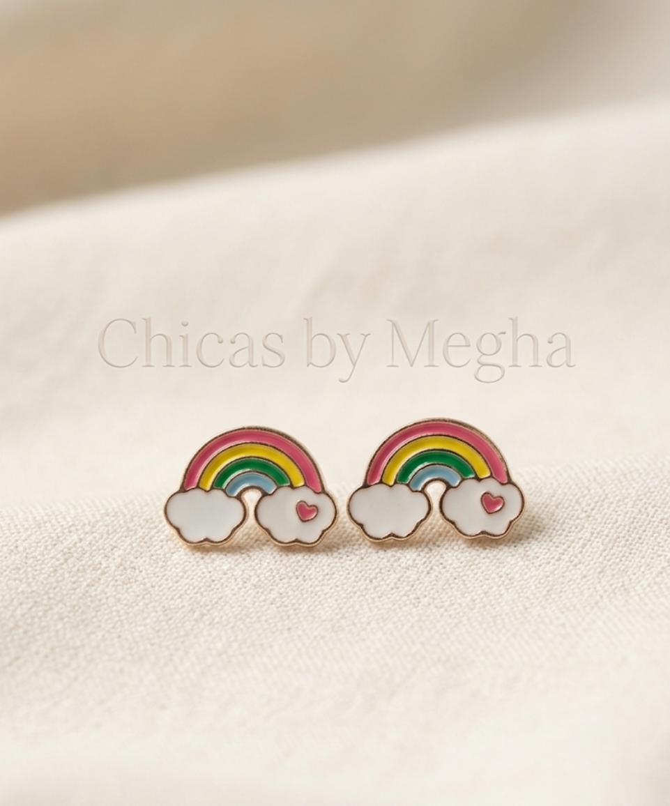 Over the Rainbow Pastel Stud Earrings
