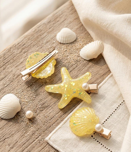 Mermaid Hair Clips Set of 3